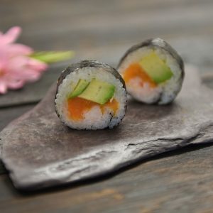 Prawn with sweet potato and avocado 6 pieces