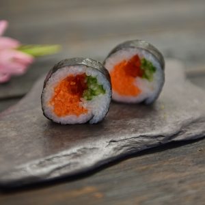 Crunchy carrot, cucumber, red pepper 6 pieces